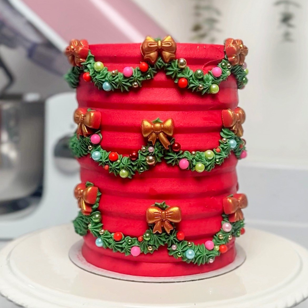 Simone's Festive Buttercream Cake