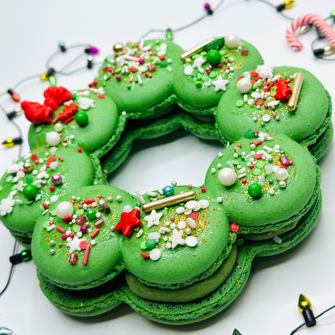 Sabine's Christmas Macaron Wreath